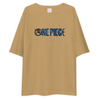 One Piece Live Action Logo Oversized Tee - Beige