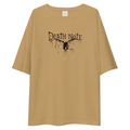 Death Note Ryuk Bleeding Logo Oversized Tee - Beige