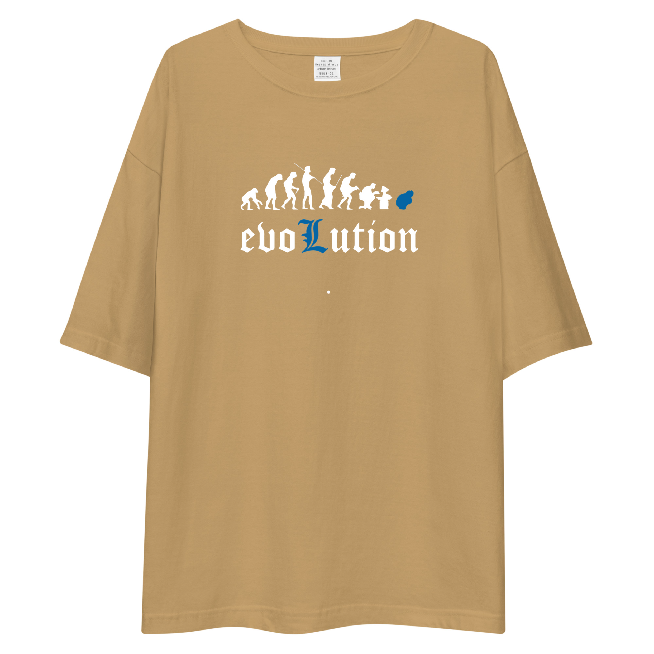 Death Note Evolution L Oversized Tee - Beige