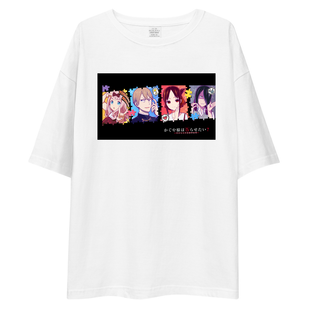 Kaguya-sama Love Is War Main Cast Oversized Tee - White
