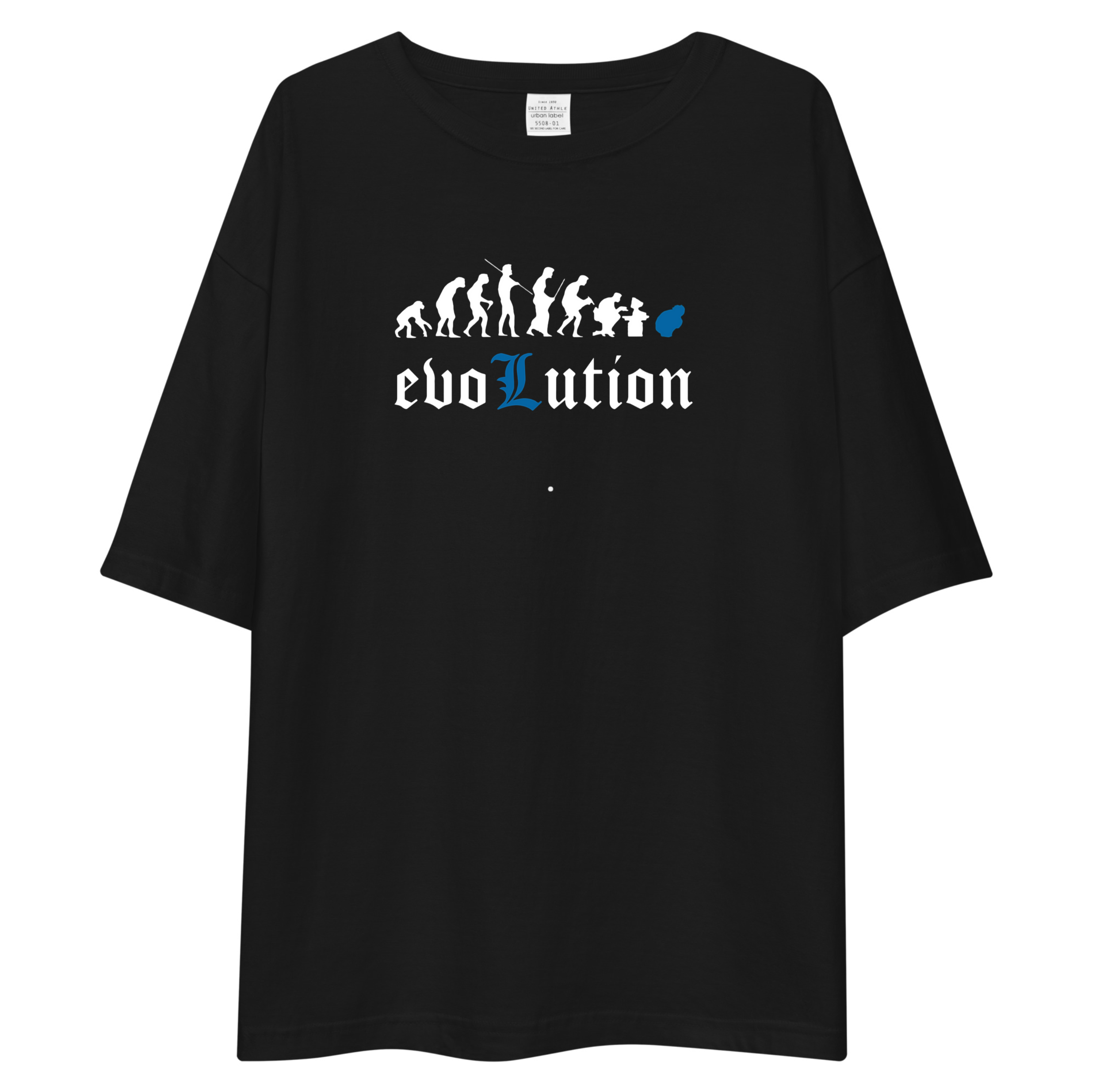 Death Note Evolution L Oversized Tee - Black