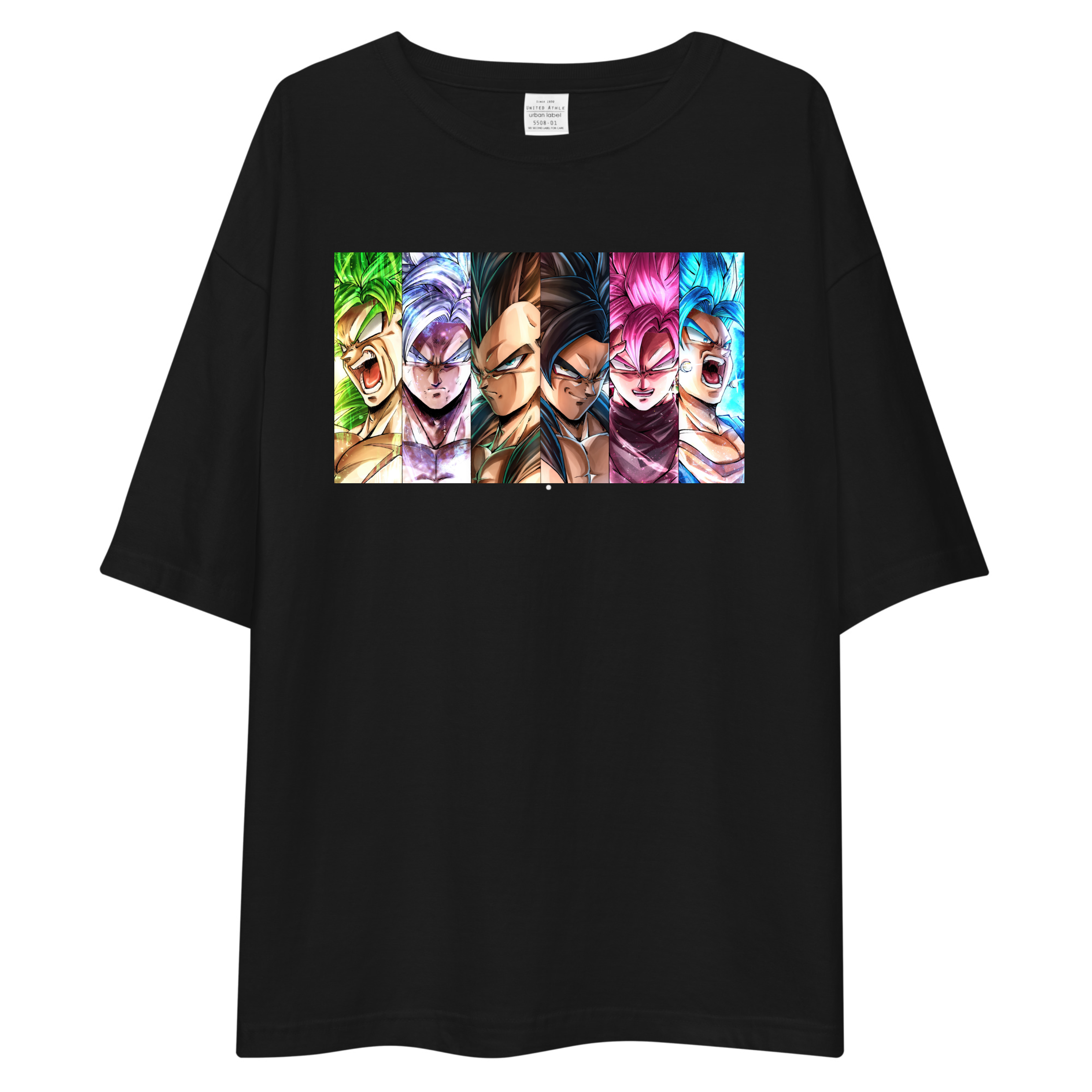 Dragon Ball Super Saiyan Forms Oversized Tee