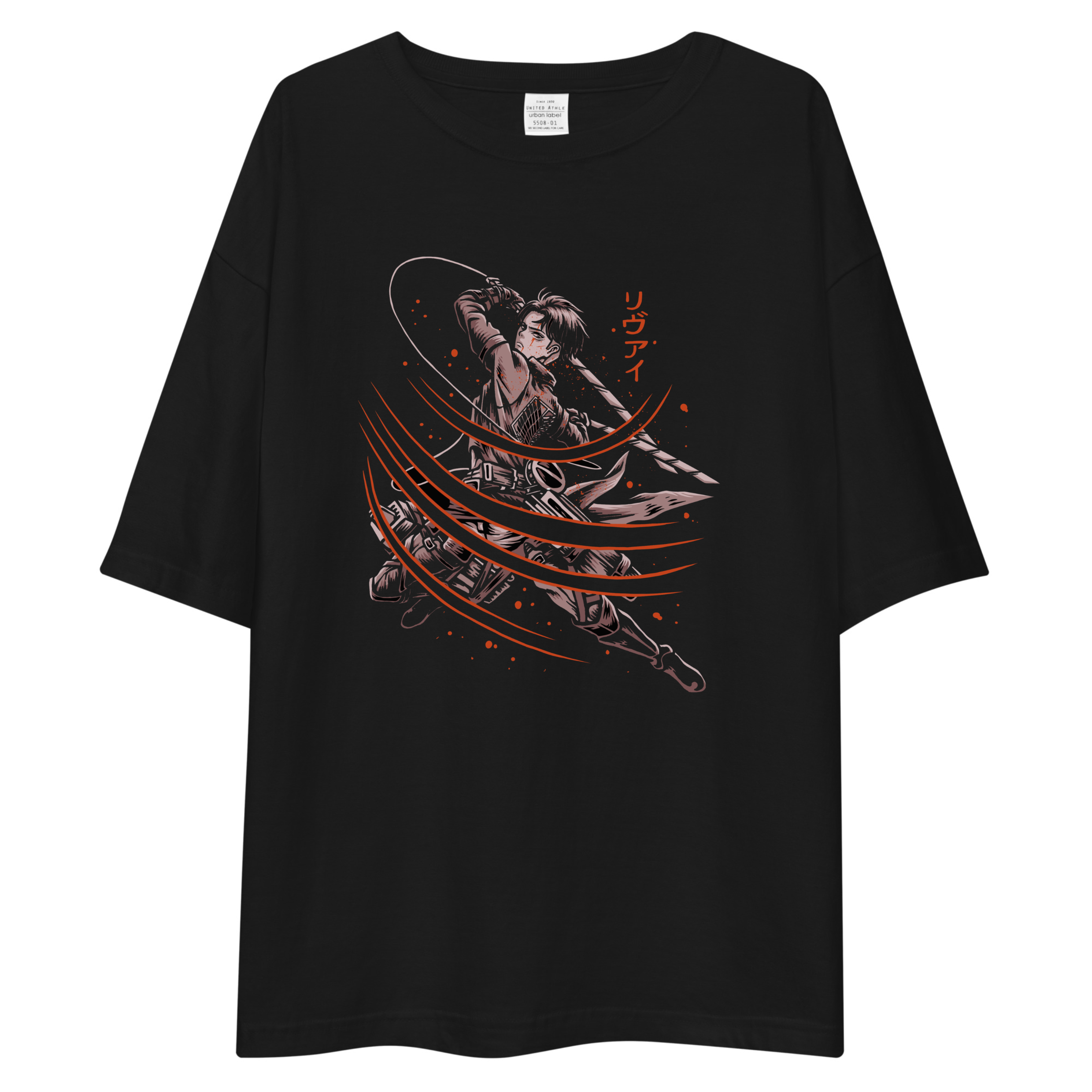 Attack on Titan Levi ODM Gear Oversized Tee