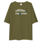 Death Note Evolution L Oversized Tee - Olive Green