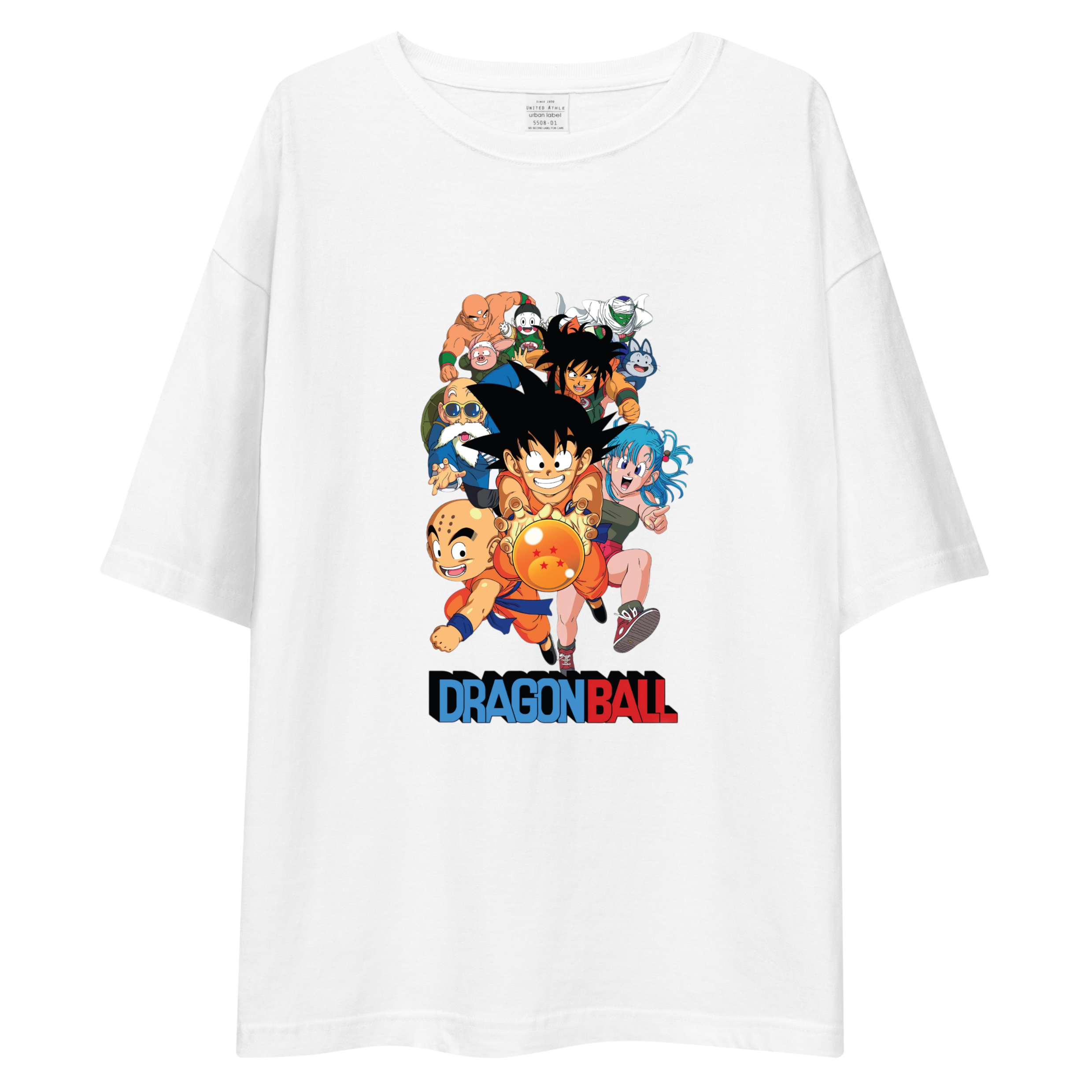 Dragon Ball OG Cast Adventure Oversized Tee - White