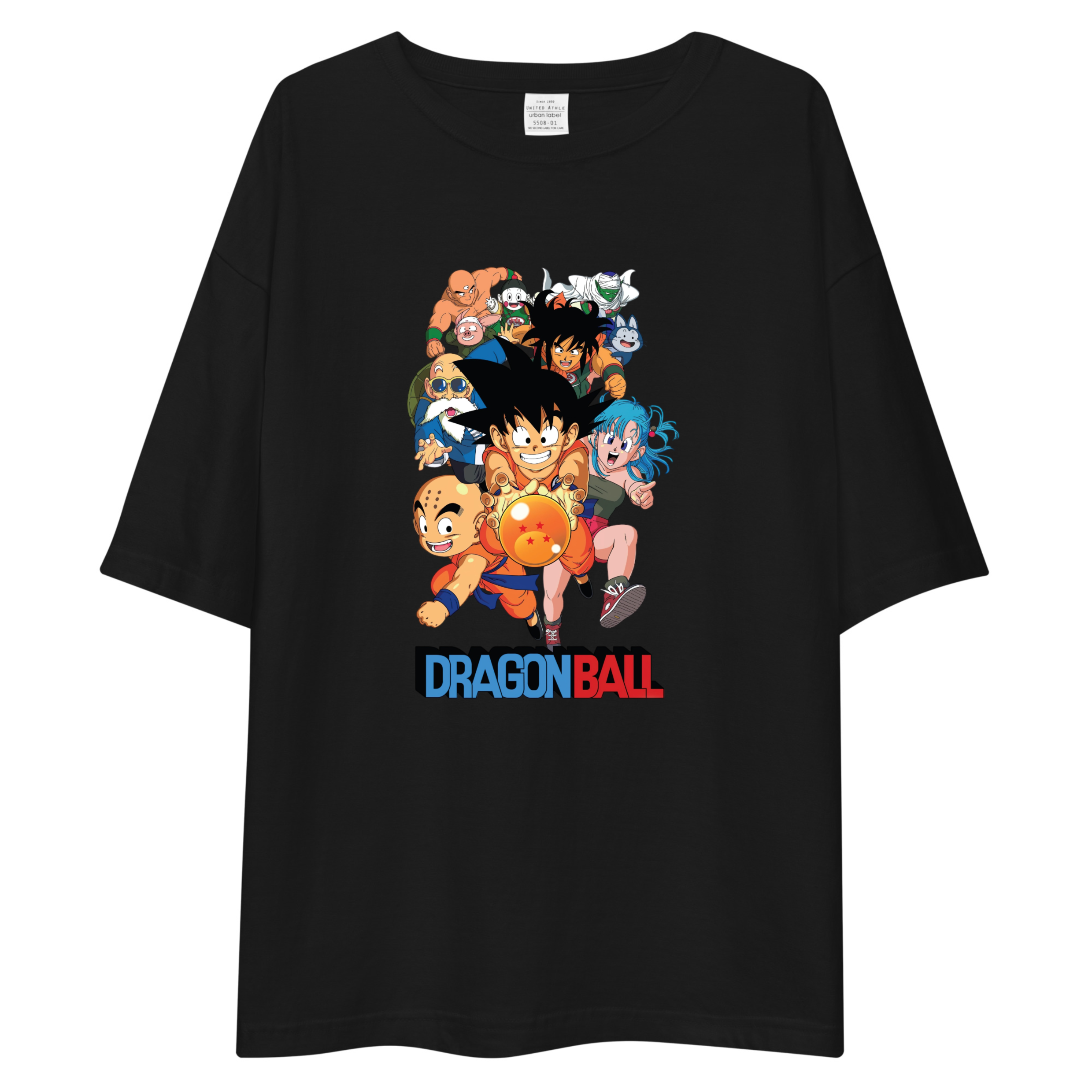 Dragon Ball OG Cast Adventure Oversized Tee - Black