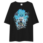 Naruto Kakashi Susanoo Electric Oversized Tee - Black