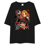 Demon Slayer Rengoku Flame Hashira Oversized Tee