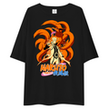 Naruto Shippuden Kurama Nine Tails Oversized Tee - Black