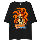 Naruto Shippuden Kurama Nine Tails Oversized Tee - Black