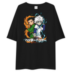 Hunter x Hunter Gon and Killua Fire and Lightning Oversized Tee