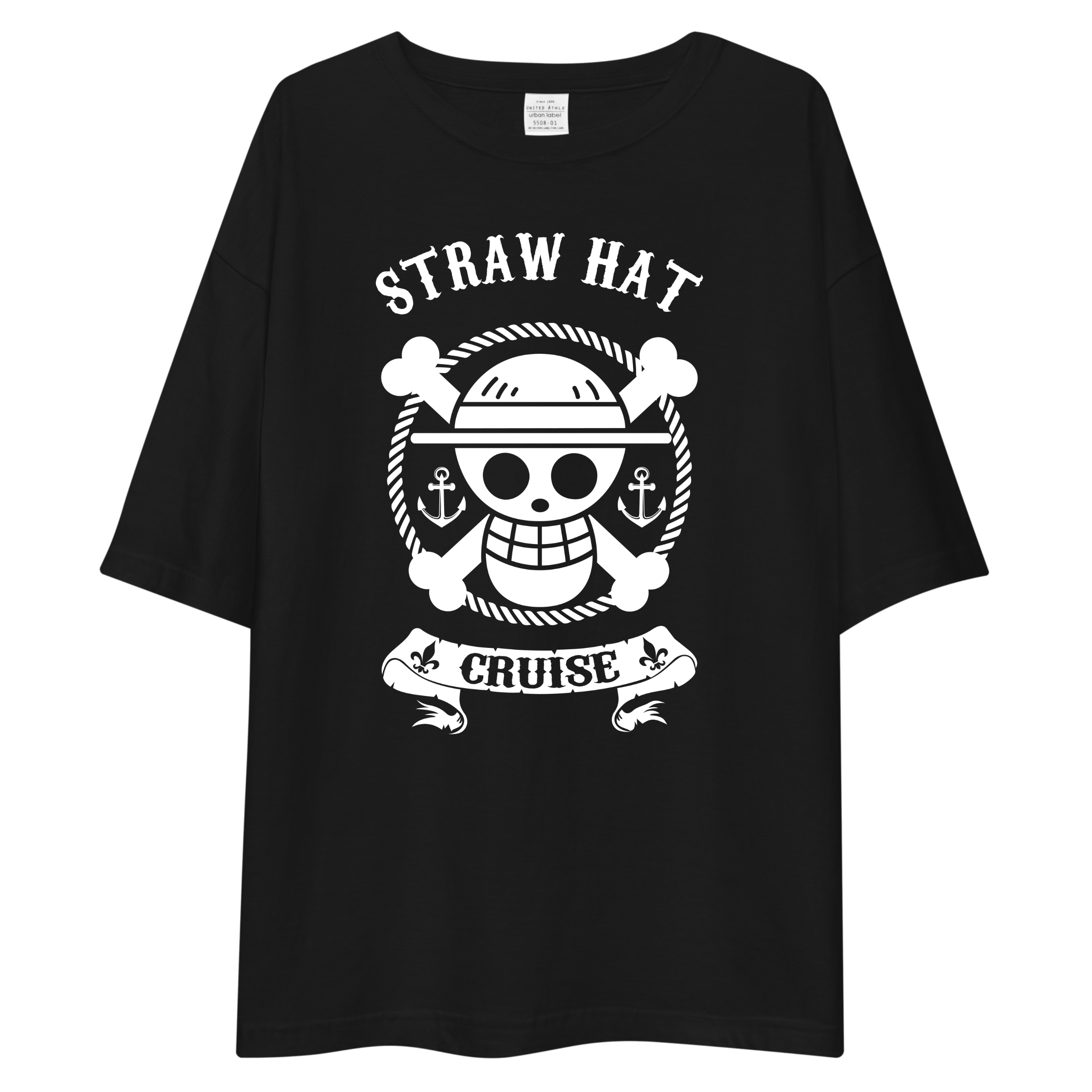 One Piece Straw Hat Cruise Oversized Tee