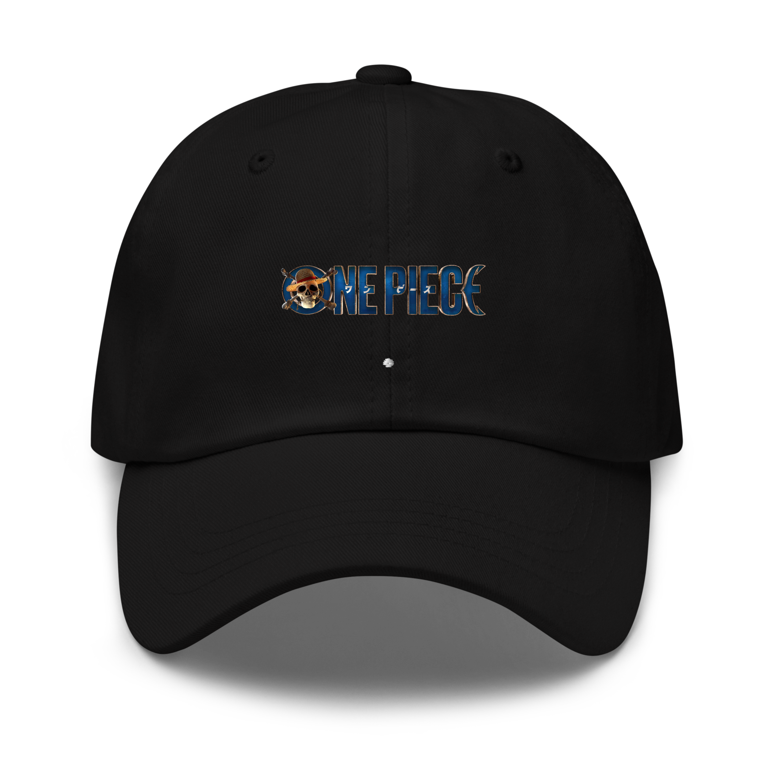 One Piece Straw Hat Logo Baseball Cap