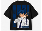Chainsaw Man Aki Hayakawa Fox Devil Back Print Oversized Tee