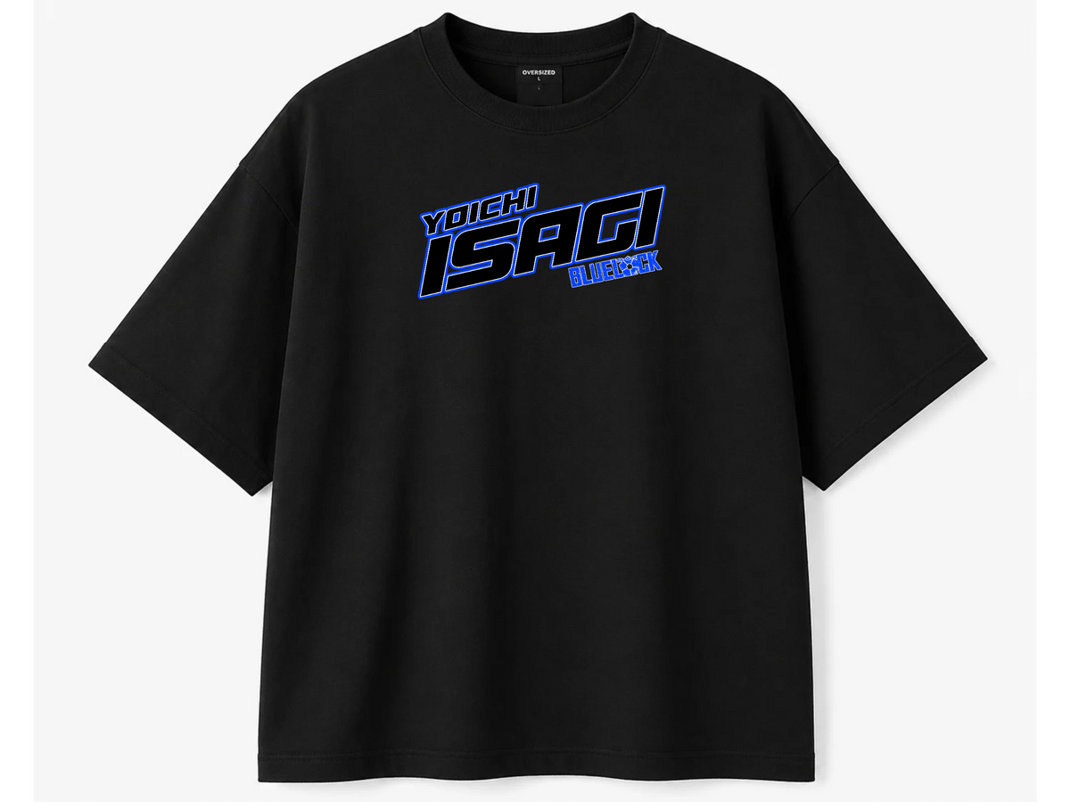 Blue Lock Yoichi Isagi Jersey Back Print Oversized Tee